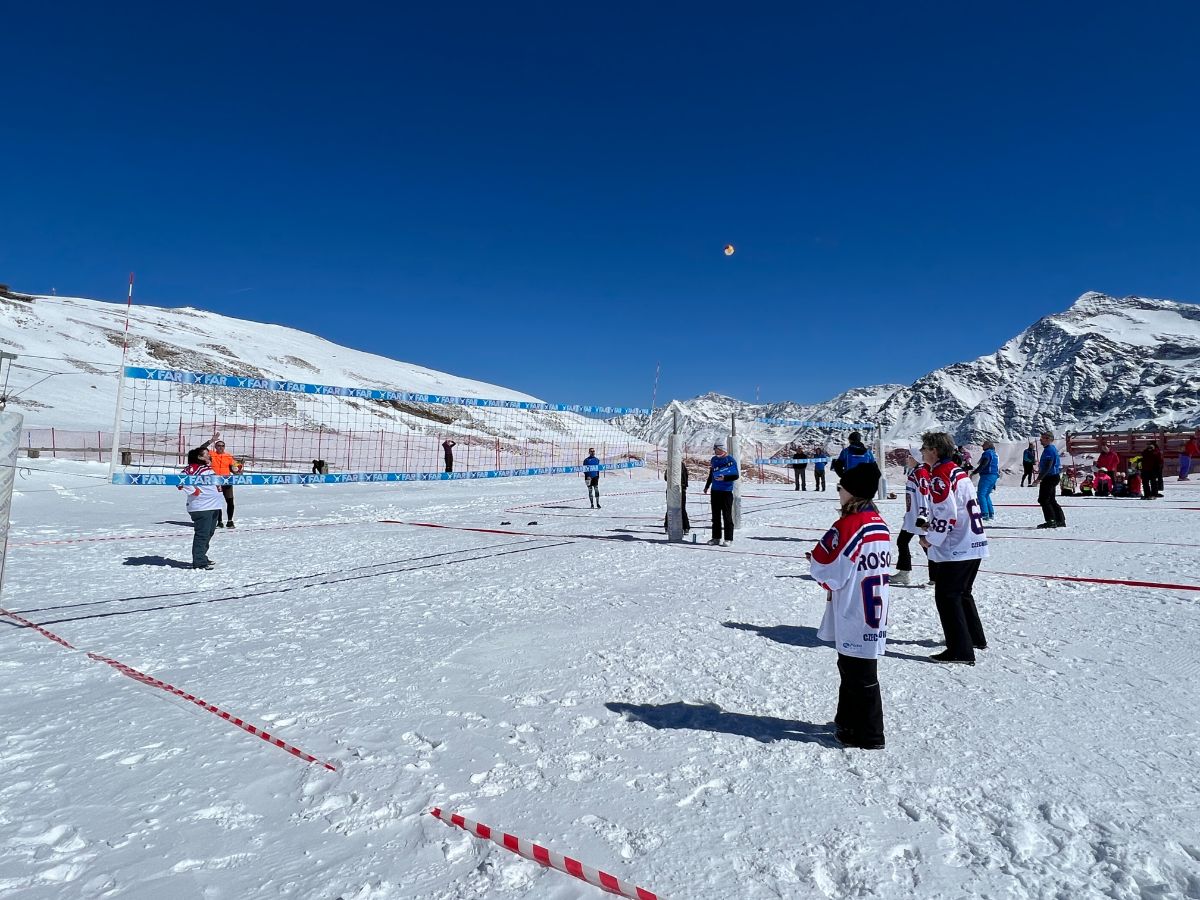 Snow Volleyball v Santa Caterině