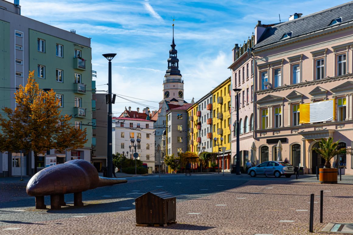 Opava, centrum