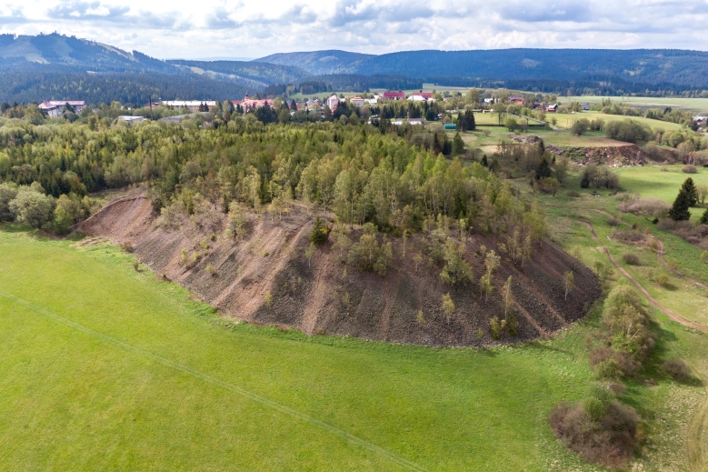 Hornická krajina Abertamy v Krušnohoří