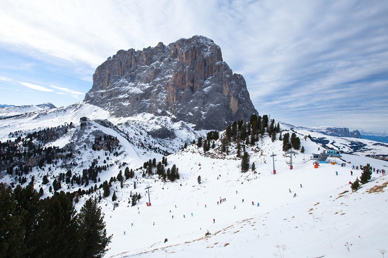 Sjezdovka Saslong, Val Gardena