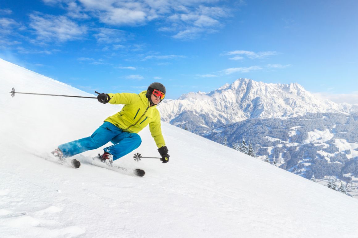 Skiareál Oberperfuss v Rakousku